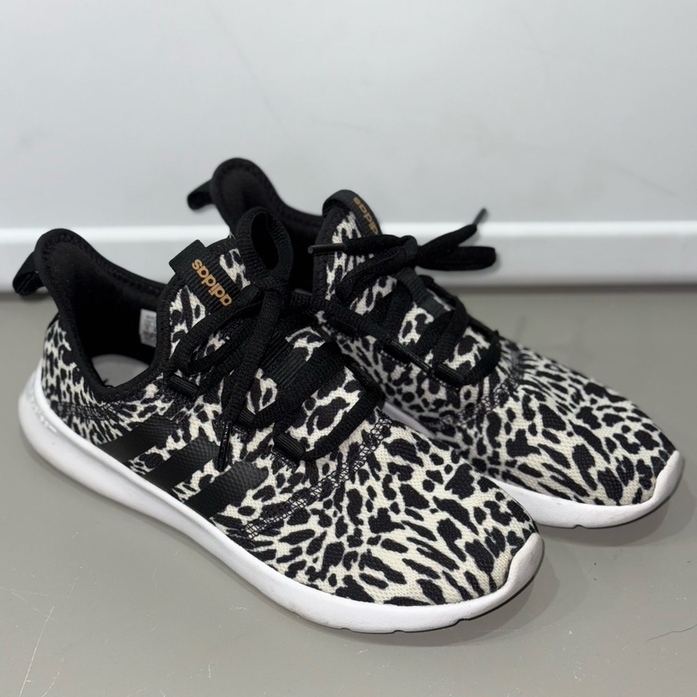 Adidas Black and White Sneakers Bold Graphic Design